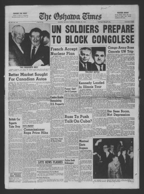 The Oshawa Times, 25 Oct 1960