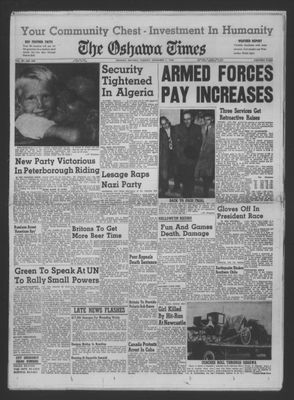 The Oshawa Times, 1 Nov 1960