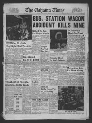 The Oshawa Times, 7 Nov 1960