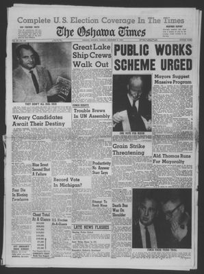 The Oshawa Times, 8 Nov 1960