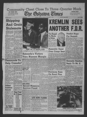 The Oshawa Times, 10 Nov 1960