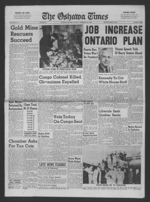 The Oshawa Times, 22 Nov 1960