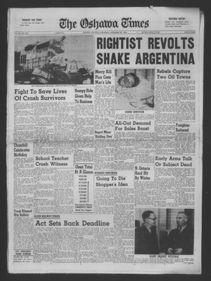 The Oshawa Times, 30 Nov 1960