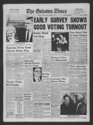 The Oshawa Times, 5 Dec 1960