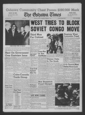 The Oshawa Times, 7 Dec 1960