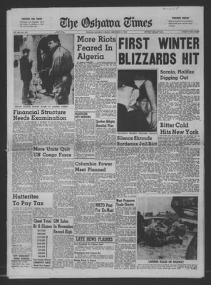 The Oshawa Times, 13 Dec 1960