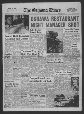 The Oshawa Times, 20 Dec 1960