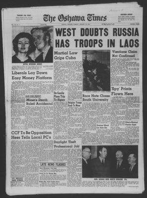 The Oshawa Times, 10 Jan 1961