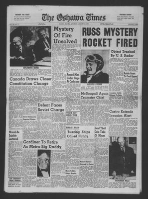 The Oshawa Times, 14 Jan 1961