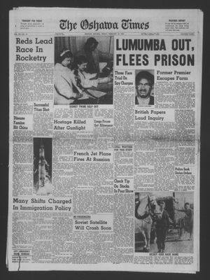 The Oshawa Times, 10 Feb 1961