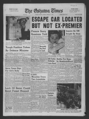 The Oshawa Times, 11 Feb 1961