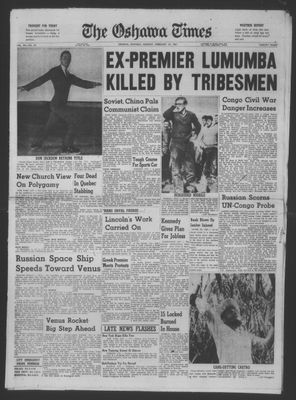 The Oshawa Times, 13 Feb 1961