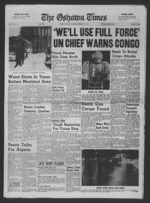 The Oshawa Times, 27 Feb 1961