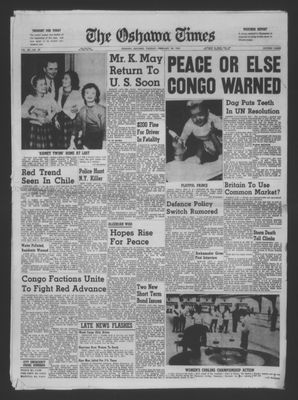 The Oshawa Times, 28 Feb 1961