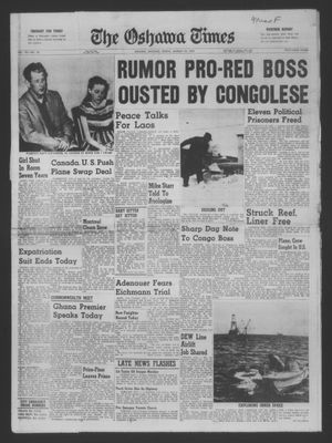 The Oshawa Times, 10 Mar 1961