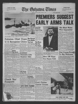 The Oshawa Times, 17 Mar 1961