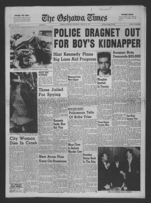 The Oshawa Times, 22 Mar 1961