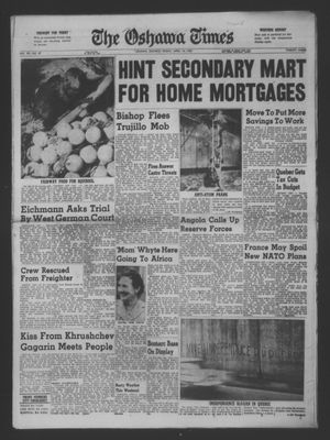 The Oshawa Times, 14 Apr 1961