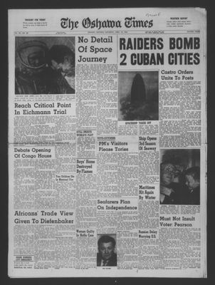 The Oshawa Times, 15 Apr 1961