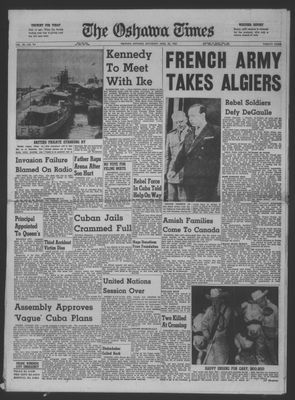 The Oshawa Times, 22 Apr 1961