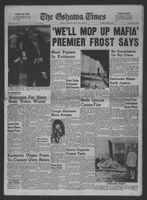 The Oshawa Times, 28 Apr 1961