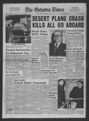 The Oshawa Times, 10 May 1961