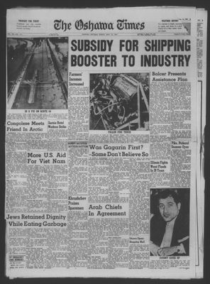 The Oshawa Times, 12 May 1961