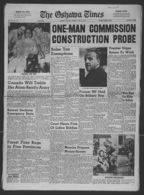 The Oshawa Times, 27 Jun 1961