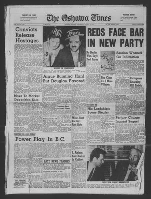 The Oshawa Times, 2 Aug 1961