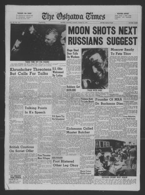 The Oshawa Times, 8 Aug 1961