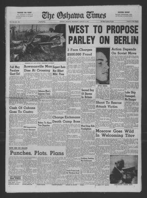 The Oshawa Times, 9 Aug 1961