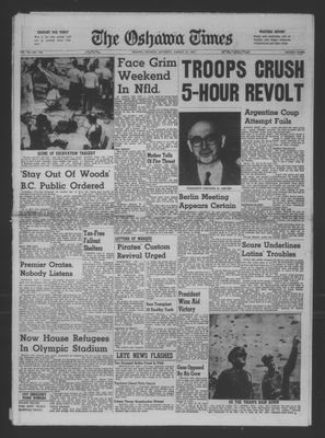 The Oshawa Times, 12 Aug 1961