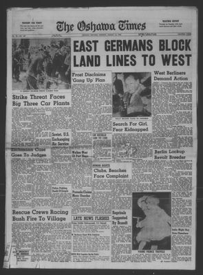 The Oshawa Times, 14 Aug 1961