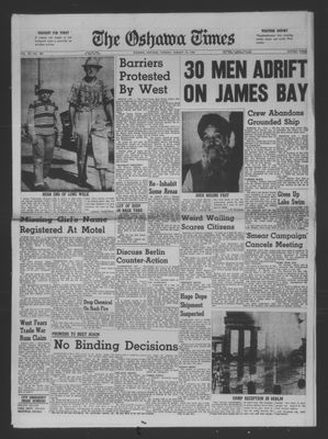 The Oshawa Times, 15 Aug 1961