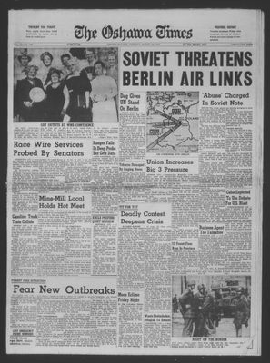 The Oshawa Times, 24 Aug 1961