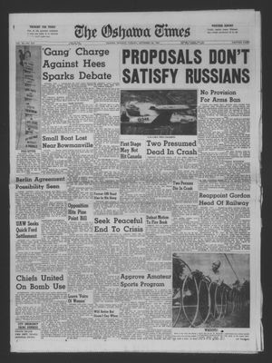 The Oshawa Times, 26 Sep 1961