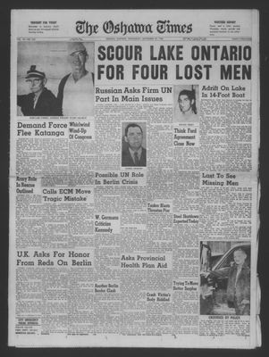 The Oshawa Times, 27 Sep 1961