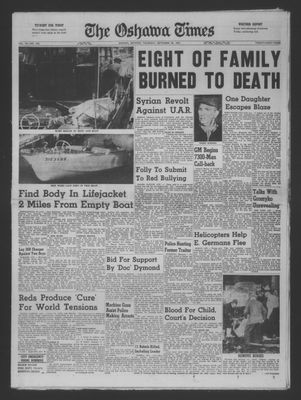 The Oshawa Times, 28 Sep 1961