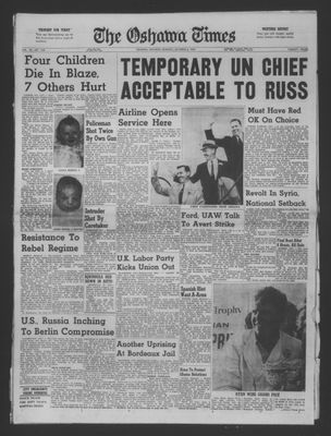 The Oshawa Times, 2 Oct 1961