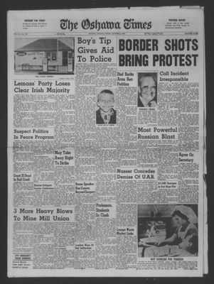 The Oshawa Times, 6 Oct 1961