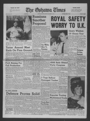 The Oshawa Times, 16 Oct 1961