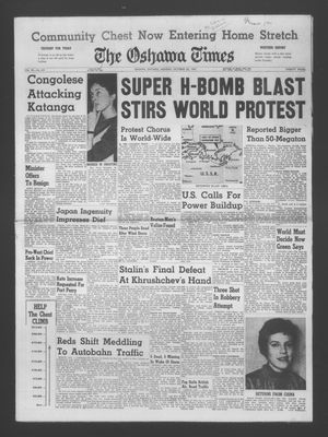 Oshawa Times (1958-), 30 Oct 1961