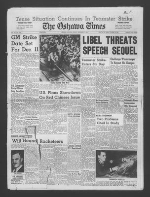 Oshawa Times (1958-), 1 Dec 1961