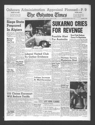 Oshawa Times (1958-), 16 Jan 1962