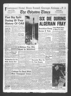 Oshawa Times (1958-), 1 Feb 1962