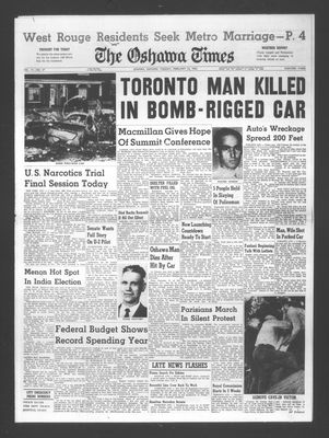 Oshawa Times (1958-), 13 Feb 1962