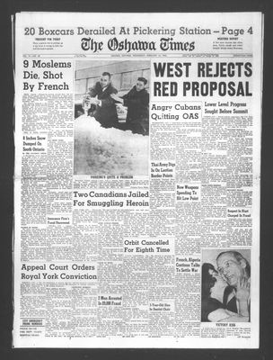 Oshawa Times (1958-), 14 Feb 1962