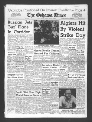 Oshawa Times (1958-), 15 Feb 1962