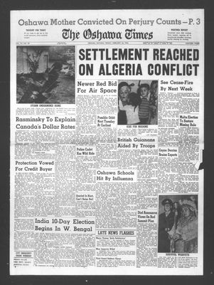 Oshawa Times (1958-), 16 Feb 1962