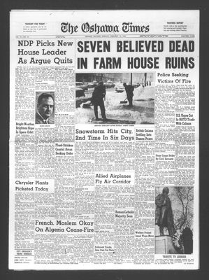 Oshawa Times (1958-), 19 Feb 1962